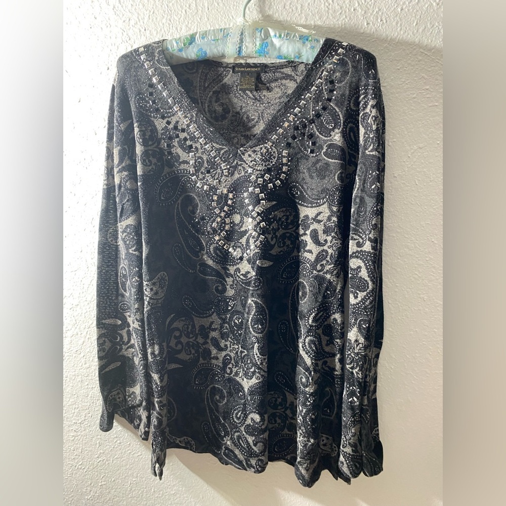Susan Lawrence sweater‎ XL.